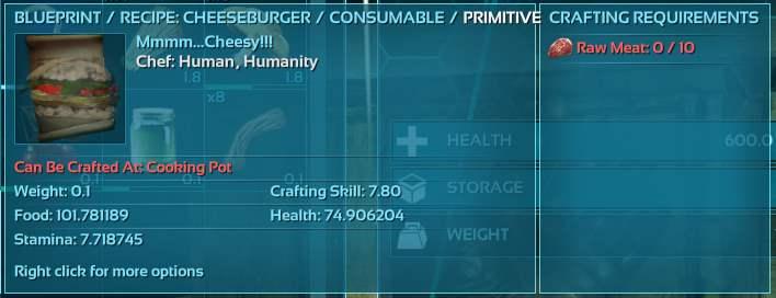 Just a cheeseburger